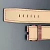 Genuine brown Chronographe Suisse Cie croco strap 23x22m – Image 2