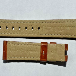 Authentic Panerai brown alligator strap 22 mm in diameter