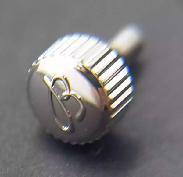 Couronne Breitling 150.402 Acier Original Diam. 4.5Mm H. 5.9Mm Jonction 1.65Mm