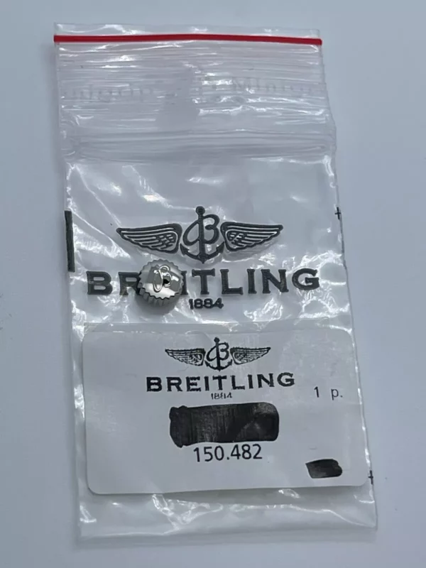 Genuine Breitling Steel Crown Ref/150.482 / Authentic Breitling Steel Crown