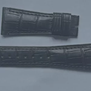 Genuine black alligator strap from the Office Panerai brand diameter 27 mm/Cuir