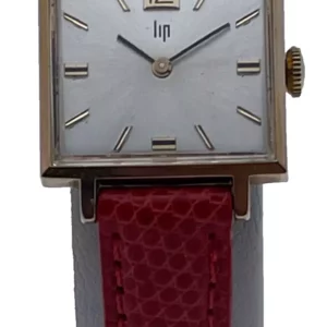 Women’s watch brand LIP vintage gold plated leather / Montre Tissot Vintage