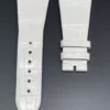 Bracelet Corum Ti Bridge alligator blanc brillant 26x18mm/Corum Ti Bridge shiny – Image 2