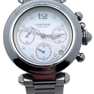 Montre Cartier Pasha Chronograph Réf: 2412 / Cartier Pasha auto watch Ref: 2412