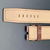 Genuine brown Chronographe Suisse Cie croco strap 23x22m – Image 2