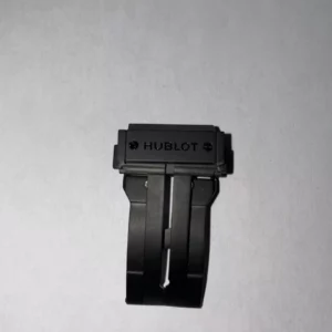 HUBLOT Boucle Déployante Acier Noir Pour Bracelet En Caoutchouc Big Bang 44m
