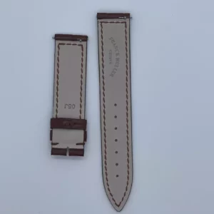FranckMuller brown strap/Bracelet Franck Muller croco marron 16x16mm avec pompes
