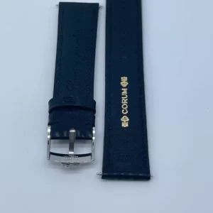 Corum black shark bracelet/Bracelet requin noir Corum avec sa boucle acier